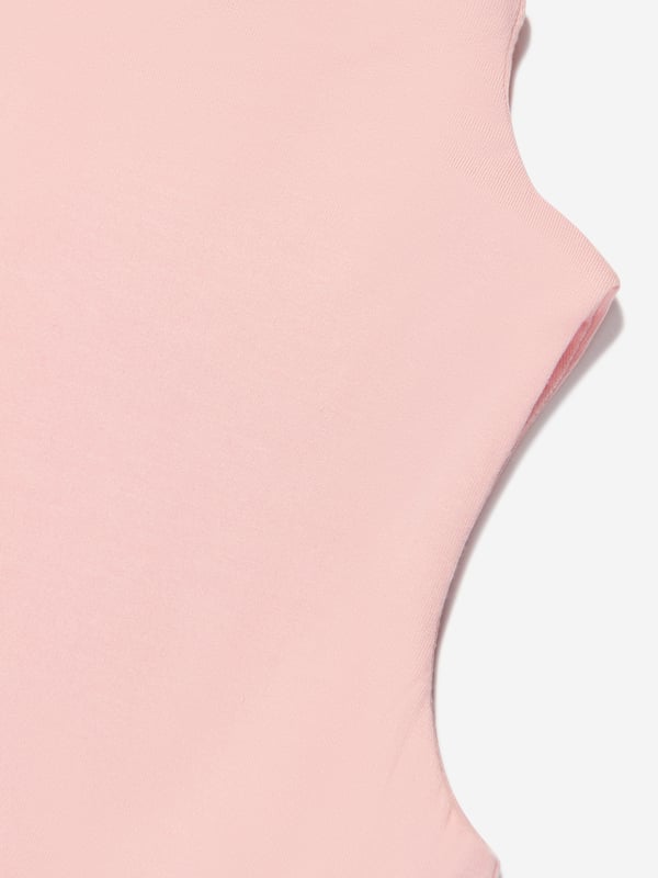 Dream big and feel fab with this girls pink sleeveless knit top from AY by Ayla. The stylish and dramatic piece offers a chic comfort in casual form. Soft and stretchy for free and easy movement, the piece is paired with the label's woven skirt or combats for a cool coordinated look. Sleeveless Design High Neck