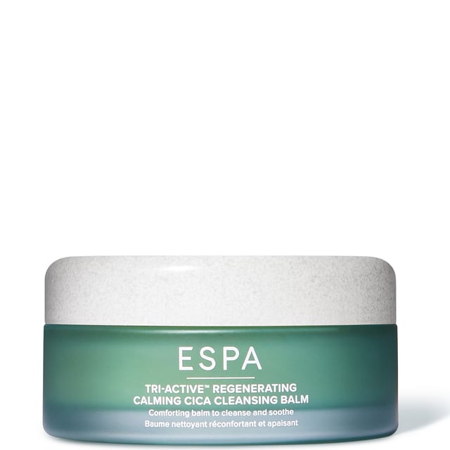 "This comforting balm melts away make up and impurities, whilst the appearance of stressed skin is soothed with moisture. 
Transforms from balm to oil, and from oil to milk when water is added. Sensorial textures to delight the senses. 
A caring cleanser that is suitable for stressed-looking skin that is prone to sensitivity, reducing the appearance of redness. 

•	95% agreed their complexion was left feeling clear of dirt and impurities after the first application** 
•	97% agreed their skin felt nourished after using the balm* 
•	93% agreed their skin felt more hydrated*  
•	85% agreed the balm calmed the appearance of stressed skin* 
•	79% agreed the balm helped to reduce the appearance of redness in their complexion* 

*Tested on 120 respondents, in a 2-week independent consumer trial. 
**Tested on 120 respondents, after the first use in an independent consumer trial 

Our Unique Tri-Active™ Formulation: 
Plant Actives, Marine Actives, and Aromatherapy 
Each product in our Tri-Active™ collection contains a blend of three key components – creating a synergistic mélange that brings you nourished skin and inner calm 
•	Plant Actives are carefully distilled to bring vibrant potency into our formulas  
•	Marine Actives provide maximum hydration, fortified by the sea’s rich nutrients  
•	Aromatherapy renews our senses for an elevated skincare experience 

Key Ingredients: 
•	Cica (Centenella Asiatica) - Leaves skin feeling calmed and soothed. Helps reduce the appearance of redness.  
•	Natural Bio-Retinol from Bidens Pilosa - Helps improve texture and tone  
•	Cupuacu Butter - acts as an excellent emollient that helps to leave skin feeling moisturised nourished 
•	Winged Kelp - Helps skin feel nurtured and protected 
•	Phyto Collagen - An amino acid complex to help boost hydration  
•	Lavender, Petitgrain, and Ylang Ylang – essential oil blend to soothe the senses 

Key Benefits: 
•	Helps Reduce Redness In The Complexion 
•	Helps To Protect And Soothe The Skin 
•	Deeply Cleanses Skin 
•	Suitable For Use On Sensitive Skin 
•	Skin Feels Soothed With Moisture And Smoother 
•	Luxurious Texture Cleanses Whilst Protecting Against Dryness 
"