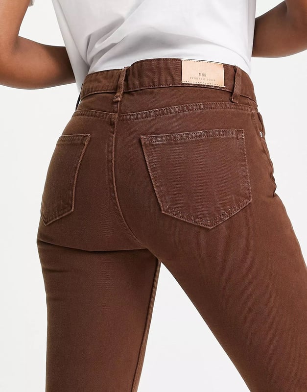 Jeans marron femme online