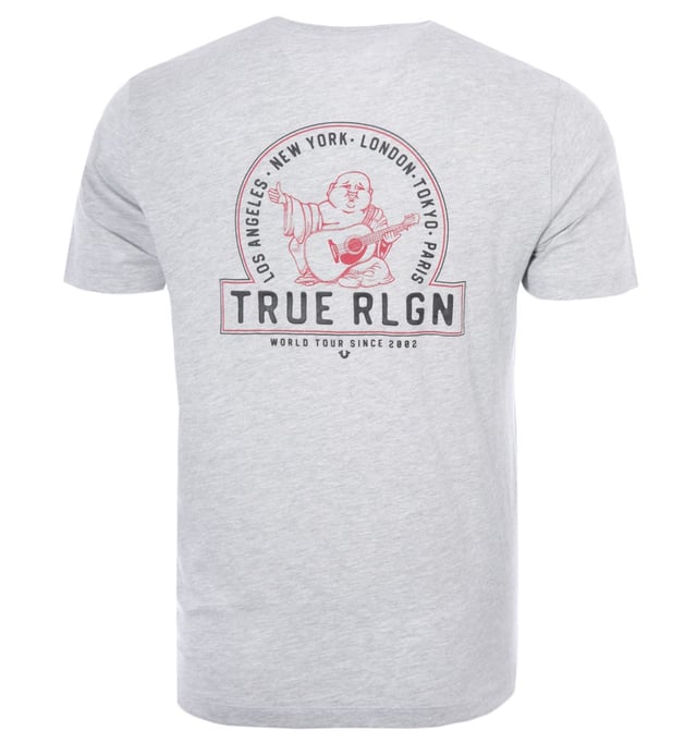 True religion grey outlet t shirt