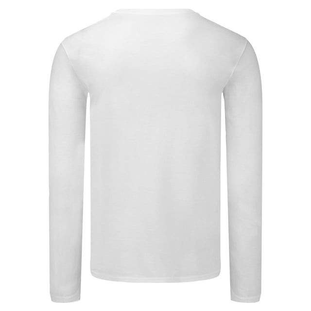 Fabric: Ringspun Cotton. Design: Plain. Neckline: Crew Neck. Sleeve-Type: Long-Sleeved. Fastening: Pull-On. Lightweight, Soft Touch, Tearaway Label. Length: R.