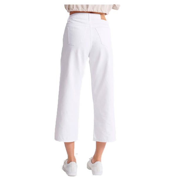 Superdry Wide Leg Cropped Jeans In White High waist
Zip fly with five pockets
Wide leg
Cropped model
Regular fit