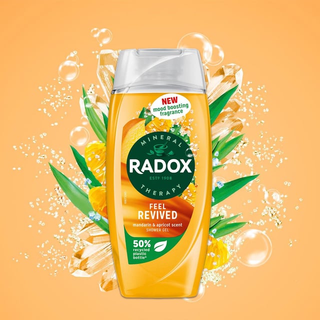 Radox Mineral Therapy Shower Gel Feel Revived w/ Mandarin&apricot Scent