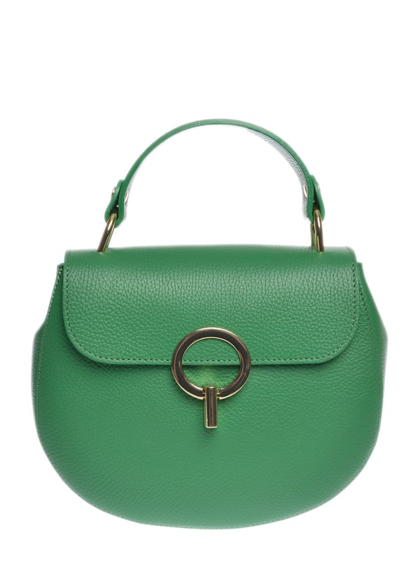 Crossbody tas
100% rundleer
Ritssluiting aan de bovenkant
Metalen gespsluiting aan de voorkant
Intern vak met rits
Afmetingen : 20x23,5x7,5 cm
Handvat: 21cm
Schouderriem: 120 cm verstelbaar