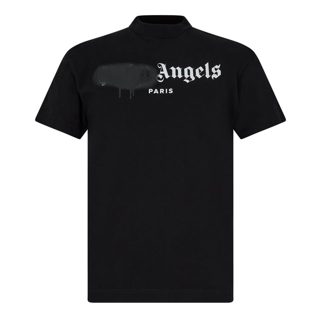 Tee Shirt Shirt Uomo Maglietta Palm Angels Nera T Shirt Palm