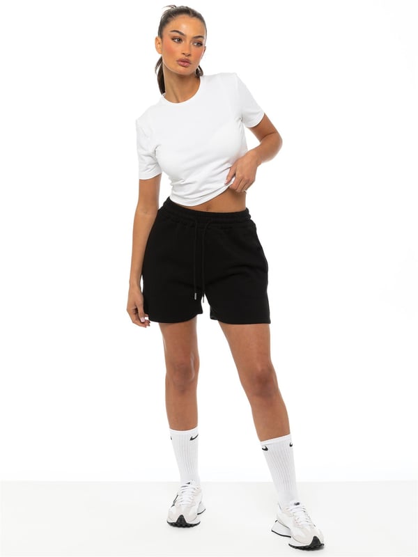 Fitted sweat shorts womens new arrivals