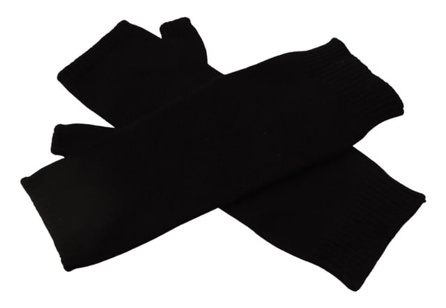 <ul>
  <li>Marca: Dolce & Gabbana</li>
  <li>Modelo: Longitud del codo sin dedos</li>
  <li>Color: Negro</li>
  <li>Detalles del logotipo</li>
  <li>Fabricado en Italia</li>
  <li>Material: 100% cachemira</li>
  <li>Alta artesania</li>
  <li>Hallazgo raro</li>
  <li>Perfecto para mantener las manos calientes mientras permite el uso d</li>
</ul>