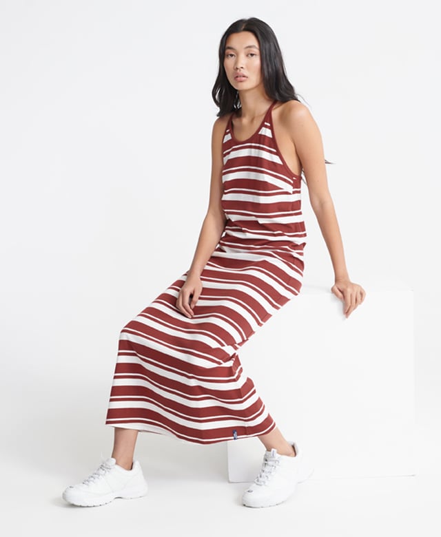 Superdry stripe hotsell midi dress