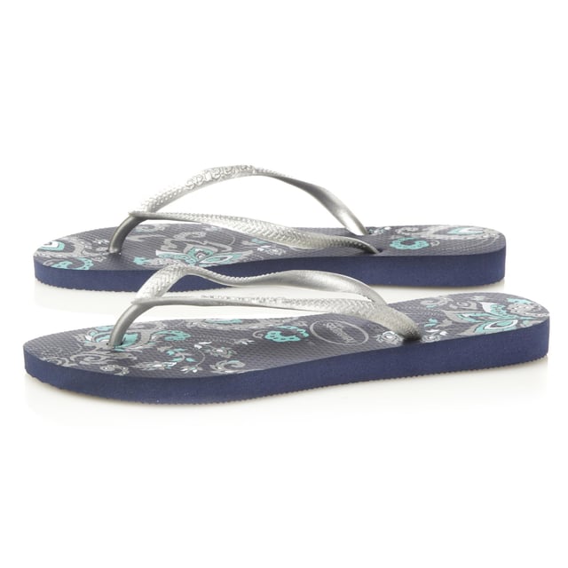 Havaianas Rice Pattern Havaianas Ladies - Slim Flower Print Flip Flop