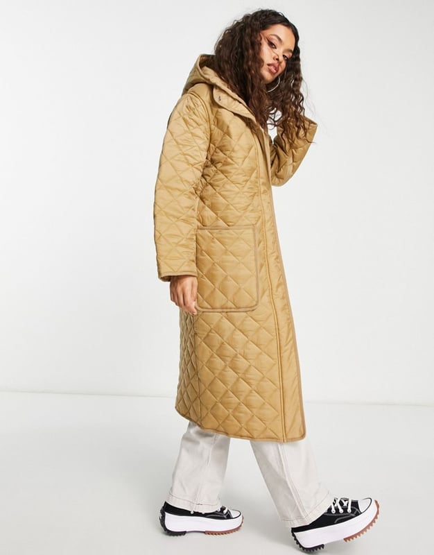 Asos petite camel coat sales