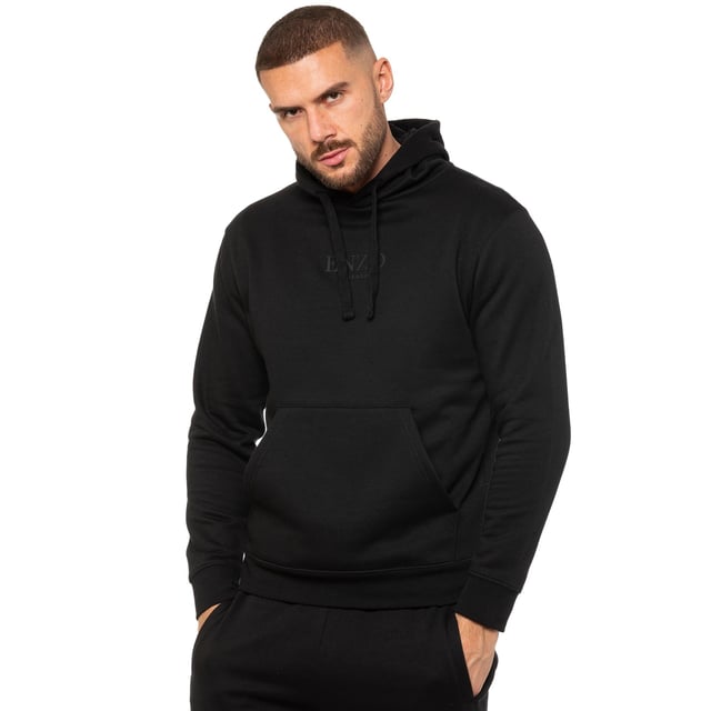 Enzo Mens Regular Pullover Hoodie. Ideal für Freizeit- und Arbeitskleidung, lange Ärmel und Taschen, halten Ihren Körper warm und bequem, dieser lange Hoodie deckt Ihren Körper gut ab, erhältlich in 5 Farben. 50% Baumwolle 50% Polyester. Maschinenwaschbar.