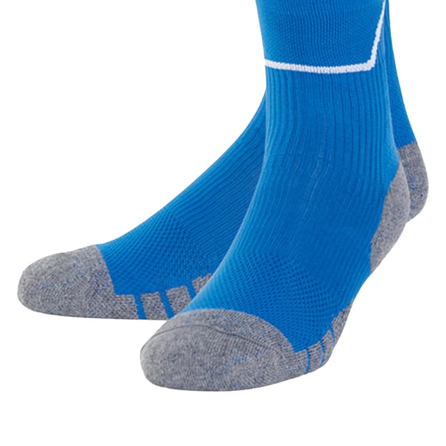 75% Polyamide, 20% Cotton, 5% Elastane. Fabric: Micro Mesh. Design: Contrast, Logo. Elasticated Ankles, Padded Heel, Toe and Achilles, Ribbed Ankle. Cuff: Elasticated, Turnover Cuff. Elasticated Foot, Flat Toe Seam.