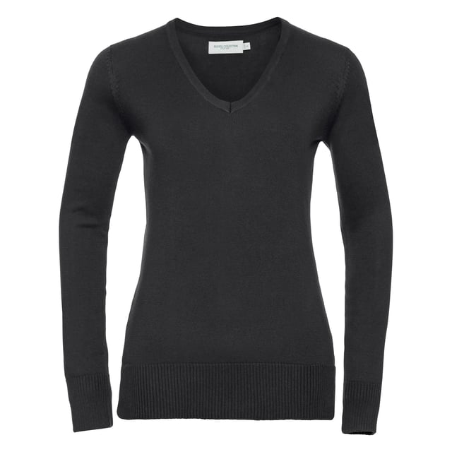 Der klassische, moderne, pflegeleichte Pullover mit V-Ausschnitt und femininer Passform - zum stilvollen Überziehen über Hemd oder Polo. Pflegeleichtes Baumwoll-Mischgewebe, das die Kühle und Leichtigkeit von Baumwolle mit der Weichheit, Wärme und Fleckenbeständigkeit von Acryl kombiniert. Elastan an den Ärmelbündchen und am Bund, um die Form und das elegante Aussehen zu bewahren. Modernes Styling. Eingesetzte Ärmel. Schnell trocknend. Umfangreiche Auswahl. Waschbar bei 40°c und trocknergeeignet. Feines Gestrick bietet eine hervorragende Oberfläche für Stickereien und Aufnäher. Auch in Herrengrößen erhältlich, Code 710M. Gewicht: 275g/m²,. Stoff: CottonBlend 50% Baumwolle 50% Acryl. Größe: XXS Brustumfang 28-30, Kleidergröße 6. XS Brustumfang: 30-32, Kleidergröße 8. S Brustumfang 32-34, Kleidergröße 10. M Brustumfang 34-36, Kleidergröße 12. L Brustumfang 36-38, Kleidergröße 14. XL Brustumfang 38-40, Kleidergröße 16. 2XL Brustumfang 40-42, Kleidergröße 18. 3XL Brustumfang 42-44, Kleidergröße 20. 4XL Chest To Fit (ins) 44-46, Kleidergröße 22.RUSSELL COLLECTION - eine Auswahl an Herren- und Damenbekleidung in einer großen Auswahl an Stilen, Farben und Größen.