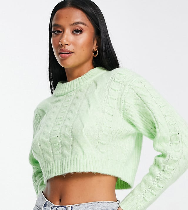 Miss selfridge cable knit jumper online