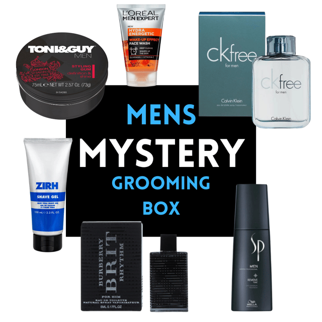 35 Men's Mystery Grooming Box - Worth Over £80