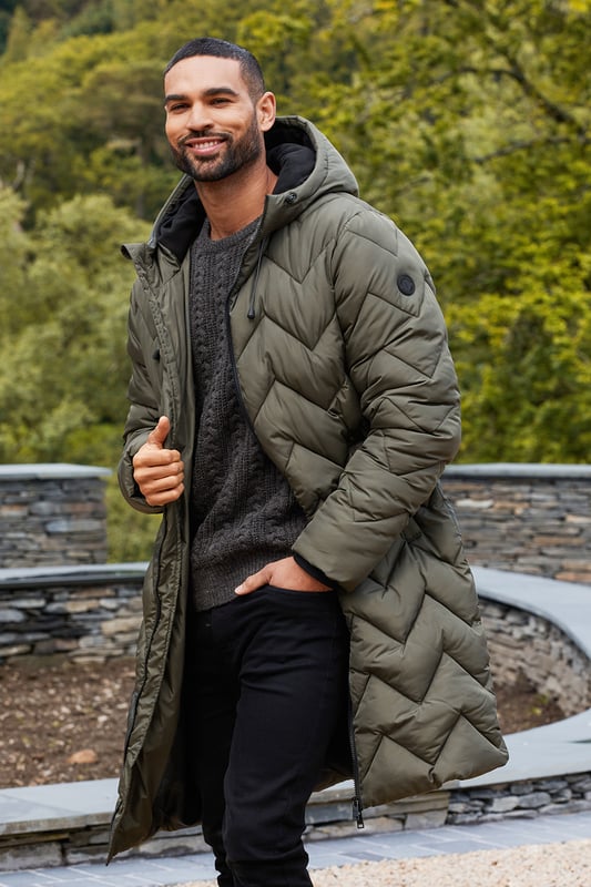 Threadbare longline jacket clearance