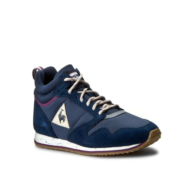 Le Coq Sportif Omegaa Trail Ballistic Blue Synthetic Womens Entrenadores 1620392