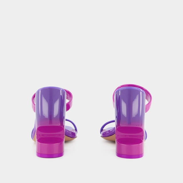 【関税込み】Bulky Slides - Off White - Fucsia/Morado - Charo Bulky Slides - Off White - Fucsia/Morado - Charol