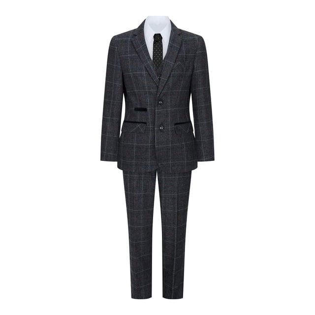 Mejore su estilo con esta prenda de alta calidad de tweed de algodón antracita, que le permitirá lucir un estilo elegante, formal, tradicional o vintage. Este toque moderno y elegante aporta un toque clásico de elegancia con un toque moderno. Esto lo hace único: Jacke: Zwei-Knopf-Design, das schön fällt. Construcción de media lona, que se adapta a la época del año en la que se lleva, mangas ajustadas y un cierre individual para una mayor elegancia. Oeste: Estilo clásico con tapas de madera. Rückenversteller für eine individuelle Passform. Anzugdetails: Ideal para cumpleaños, bodas, fiestas y eventos vintage. El diseño de tres piezas se compone de chaqueta, chaleco y manguito. Esta prenda de tweed antracitafarbena en tonos marrones es ideal para llevar todo el día y mantener el equilibrio entre la moda actual y la más moderna. Para el estilo adecuado, también es necesario un adaptador de corriente adecuado.