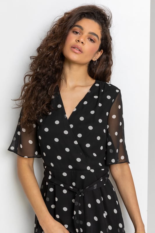 Roman discount spotty dress