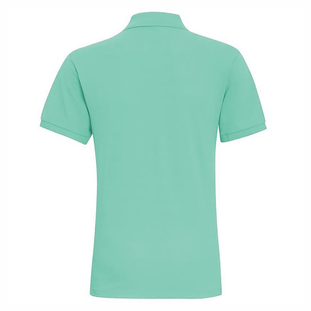 Classic fit polo. 2 button placket. Short sleeves. Side vents. Knitted collar and cuffs. Machine washable. Fabric: 100% Ringspun combed cotton. Heather: 85% Cotton, 15% Viscose. Charcoal: 60% Cotton, 40% Polyester. Weight: 200gsm. Sizes (inches): S - 37, M - 40, L - 42, XL - 44, 2XL - 47, 3XL - 49, 4XL - 51, 5XL - 53.