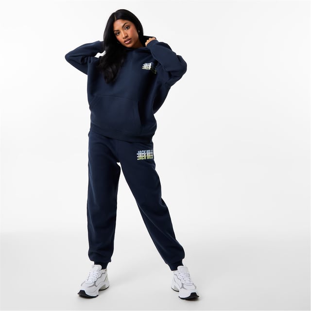 Jack Wills Womens Stacked Graphic Joggers