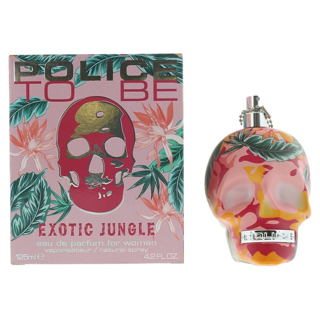 To Be Exotic Jungle For Woman by Police is an oriental floral fragrance for women. Top notes are lemon, black currant and plum. Middle notes are Osmanthus, jasmine and heliotrope. Base notes are suede, patchouli and vanilla. To Be Exotic Jungle For Woman was launched in 2019.