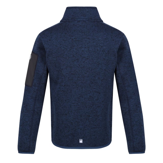 Materiaal: 100% polyester. Stof: Fleece, Brei-effect, Marl, Stretch. Ontwerp: Contrasterende details, Logo. 250gsm. Mouwtype: Met lange mouwen. Reflecterende bekleding. Halslijn: Staande Kraag. Manchet: Stretch Binding. Geschikt voor: Comfort. Zakken: 2 Zijzakken, 1 Mouwzak, Rits. Bevestiging: Volledige ritssluiting. Hem: Stretch Binding. Duurzaamheid: Eco Vriendschappelijk, Gemaakt van Gerecycleerde Materialen, Duurzame Materialen.
