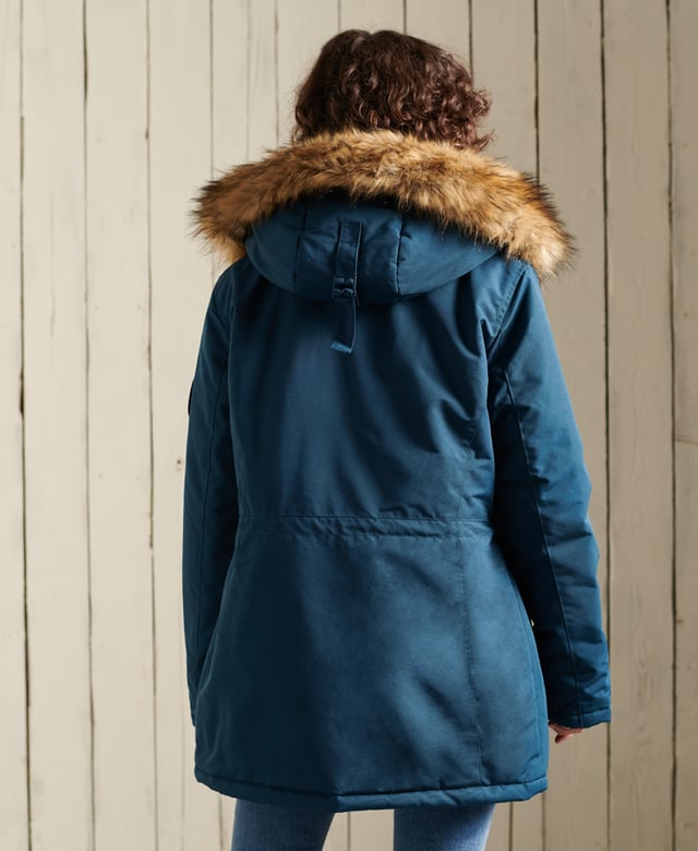 Superdry Hooded Everest Faux Fur Parka Coat