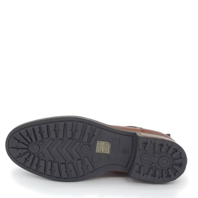 Brand new from HX London the Hampton is part of a new range of cleated sole footwear. This chelsea boot features a genuine high quality and soft tan brown, greasy brown or black leather upper and textile lining.  Grab your self a pair now as we only have a limited stock of these fantastic boots. Please see our store for the Lace up shoe, lace up boot and Chelsea boot from the same range.