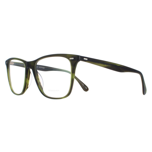 Die Oliver Peoples Square Mens Semi Matte Emerald Bark Ollis OV5437U Brille ist eine stilvolle und anspruchsvolle Brille, die einen schlanken und modernen Look bietet. Der Rahmen ist aus hochwertigem Acetat gefertigt, das sowohl langlebig als auch leicht ist, was diese Brille den ganzen Tag über angenehm zu tragen macht. Die Bügel sind mit der charakteristischen Oliver Peoples Plakette verziert, die dem Design einen Hauch von Luxus verleiht.
