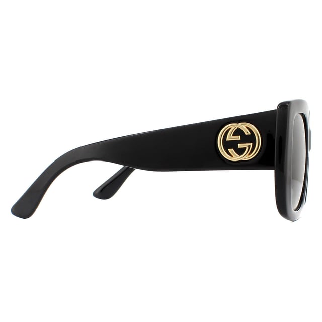 Gucci Sunglasses GG0141S 001 Black Grey Gradient