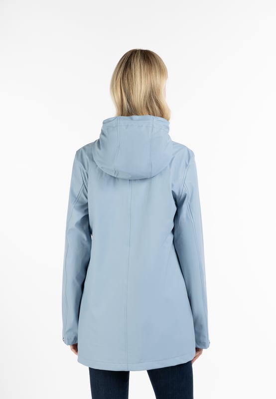 Geen vulling  Op regenachtige dagen biedt deze klassieke ICEBOUND heerlijke bescherming. Het gecoate materiaal is wind- en waterdicht en ideaal voor een wandeling in alle weersomstandigheden. De licht getailleerde, middellange vorm biedt extra bescherming tegen regen met de brede capuchon en stijlvolle koorden. De drukknoopsluiting boven de ritssluiting en de schuine klepzakken optimaliseren de jas bovendien op het gebied van weersbestendigheid.  Regenjas