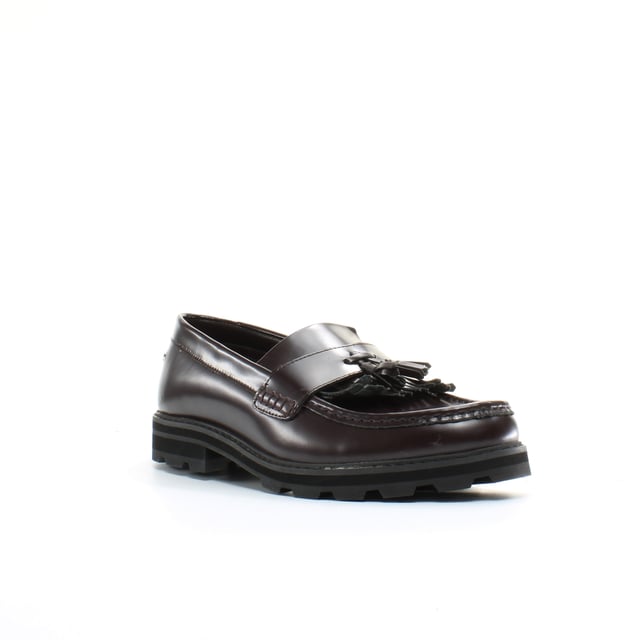Ben Sherman Hyde Slip-On Purple Smooth Leather Mens Shoes BEN3340 BORDO L30