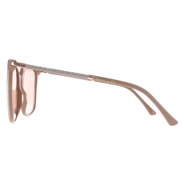 Jimmy Choo Square Womens Nude Pink Flash Silver Mirror SCILLA/S  Sunglasses are a modern square frame, enhancing your facial features while providing optimal sun protection. The high-quality acetate material used in their construction ensure durability and comfort, making them the ideal companion for both everyday wear and special occasions. The Jimmy Choo logo features on the slender temples for brand authenticity.