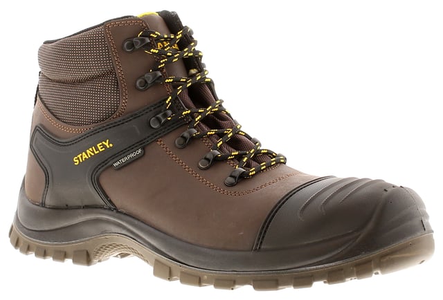 Stanley Mens Safety Boots Rchmond Leather Lace Up  Brown. Leather Upper. Synthetic Lining. Pu Sole. Footwear Boots.