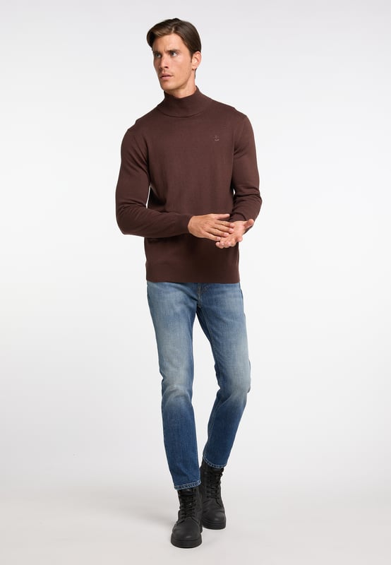 geen voering/geen voering, geen vulling  Een zachte mix van katoen en RWS-wol geeft de fijngebreide trui van DreiMaster Klassik een comfortabel gevoel. Ontworpen in klassieke kleuren en met een kleine opstaande kraag, is deze trui de perfecte basic, geschikt voor alle casual of zakelijke outfits.  Gebreide coltrui