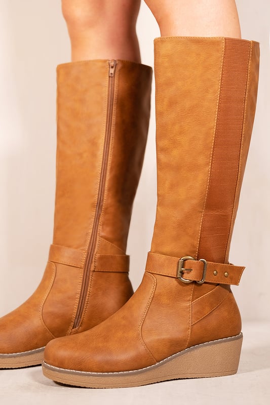 Evans wedge boots new arrivals
