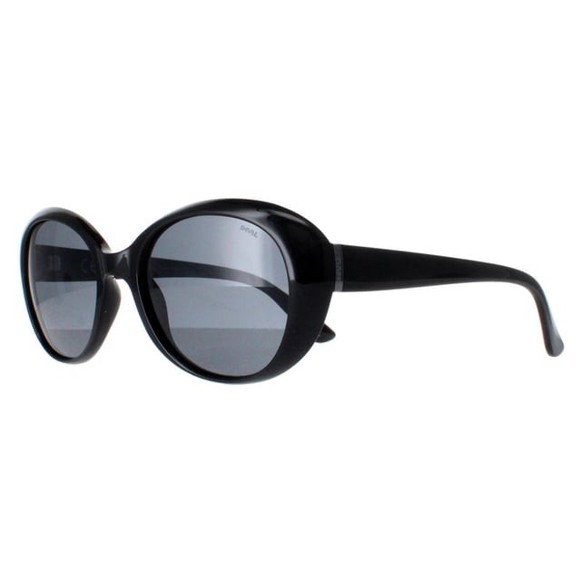 INVU Oval Womens Black Grey Polarized B2022  Sunglasses Elevate your style with the INVU Designer Sunglasses model B2022A, crafted for women who embrace sophistication. These elegant sunglasses feature an oval-shaped black plastic frame, perfectly paired with sleek grey polarized lenses. The B2022A model seamlessly blends timeless design with modern functionality, offering superior UV protection and exceptional comfort. Available at an unbeatable discount from the regular retail price, these premium sunglasses are an essential accessory for any fashion-forward wardrobe. Experience the luxury and make a chic statement every day with INVU.