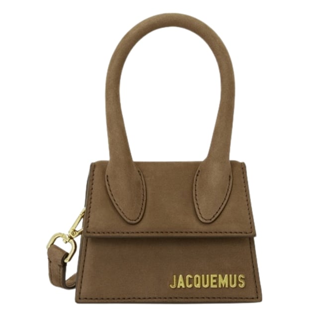 Diese Tasche von Jacquemus ist das perfekte Accessoire fur alle, die ihrem Alltagslook einen klassischen Touch verleihen mochten: braune Jacquemus-Tasche, Hakenverschluss, hergestellt in Italien, 100 % Leder, schlichte braune Tasche, Chiquito-Tasche, Mini-Tasche