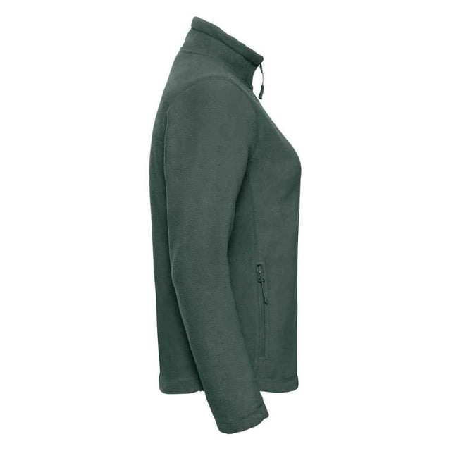 Material: 100% Polyester. Fabric: Dense Compact Pile Fleece. Design: Plain. 320gsm. Fabric Technology: Anti-Pilling. Coverstitch Detail, Panel Detail, Unlined. Cuff: Hemmed. Sleeve-Type: Long-Sleeved. Neckline: Standing Collar. Pockets: 2 Side Pockets, Zip. Fastening: Full Zip. Hem: Adjustable, Drawcord. Sustainability: WRAP Certified.