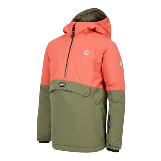Lining: Recycled Polyester. Design: Colour Block, Logo. Fabric Technology: Ared 10000, Breathable, Durable, PFC Free, PFOA Free, PFOS Free, Reflective, Showerproof, Water Repellent, Waterproof. Cuff: Adjustable, Inner Stretch. Chin Guard, High Warmth, Inner Zip Guard, Padded, Scrim Back Panel, Snowskirt, Taped Seams. Neckline: Hooded. Sleeve-Type: Long-Sleeved. Hood Features: Elasticated, Grown On Hood. Pockets: Ski Pass Pocket, Front Pocket, Flap Closure, 2 Lower Pockets, Zip. Fastening: Half Zip, Overhead. Sustainability: Made from Recycled Materials. 14 Years: 33.5 in. 5-6 Years: 24 in. 7-8 Years: 26 in. 15-16 Years: 36 in. 13 Years: 32 in. 9-10 Years: 28.5 in. 11-12 Years: 31 in. 3-4 Years: 22 in.