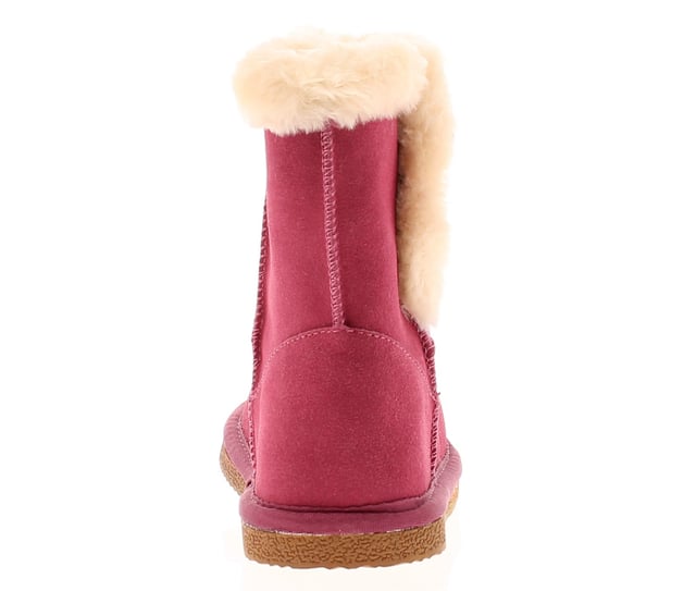 Hush Puppies Ashlyn Genuine Suede Bootie Slippers Rose Classic Boot Style Slipper; The Ashlynn Slipper is crafted with Real Suede Moccasin Upper and Cosy Faux Fur Lining. Its Flexible yet Lightweight TPR sole allows the wearer to manoeuvre freely whilst maintaining secureness
- Classic Boot Style
- Flexible TPR Sole
- Cosy Faux Fur Sock and Lining
