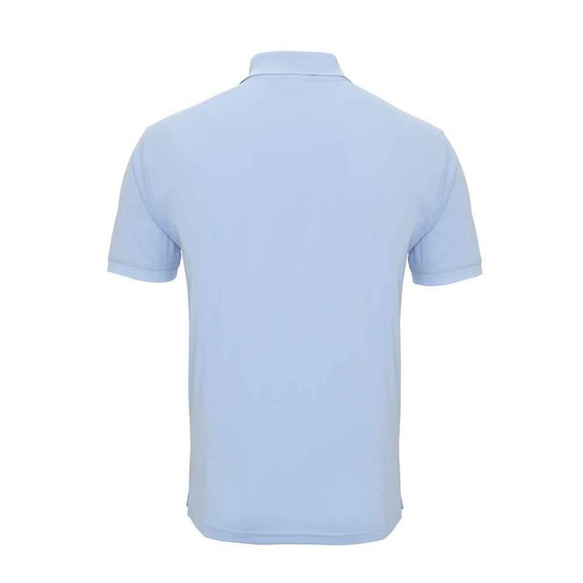 100% Polyester. Fabric: Micro Pique. Design: Plain. Neckline: Knitted, Ribbed Collar, Turn Down Collar. Cuff: Ribbed. Sleeve-Type: Short-Sleeved. Hem: Twin Needle Stitch. Fabric Technology: Coolchecker, Dye-Retention, Moisture Wicking, Quick Dry. 3 Button Placket, Easy-Care, Long Length, Panel Detail, Self-Coloured Buttons, Side Vents. 155gsm. Sustainability: REACH, Sedex, WRAP Certified.