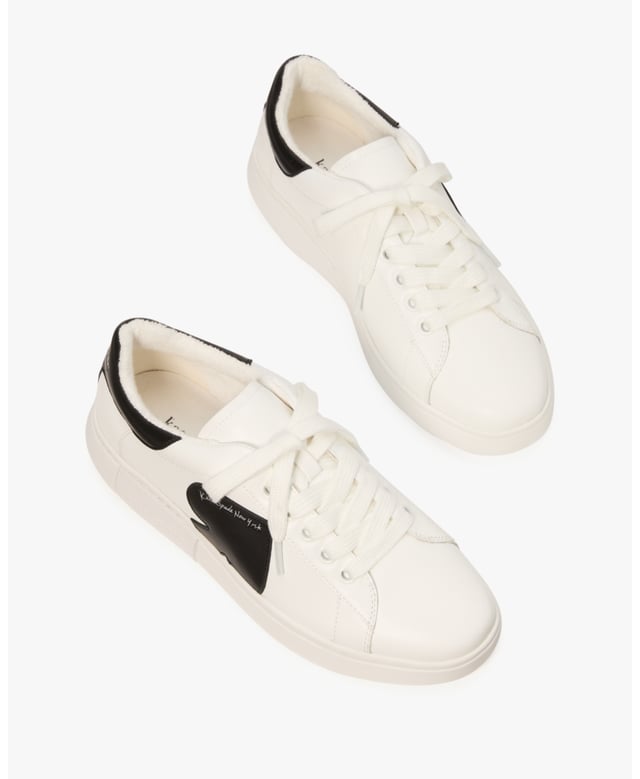 Charli Smooth Leather Sneaker, Round Toe