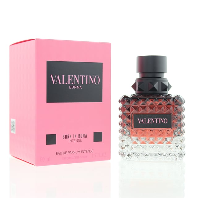 Born In Roma Intense is an oriental floral fragrance designed for women and launched in 2023 as an outstanding tribute to Rome and its sunsets. This scent features rich and inviting top notes of vanilla, amber and bourbon, creating lively, aromatic introduction. The heart of the fragrance is enriched with creamy notes of jasmine.  In the base, warm notes of benzoin and cashmeran create a smoky, woody finish, giving the fragrance its intense, long-lasting character.