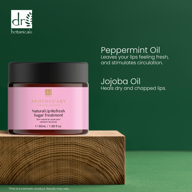 - Achieve smooth and plump lips with our natural sugar scrub
- Buff away dry and rough skin for a younger and more vibrant appearance
- Infused with peppermint oil for a refreshing and stimulating sensation

Our natural sugar scrub is a must-have for achieving smooth and plump lips. Infused with peppermint oil, it buffs away dry skin and stimulates circulation, providing a refreshing sensation and a healthier, smoother pout.