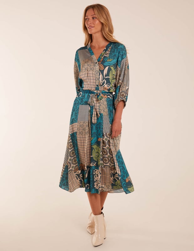 Kimono sleeve cheap summer dress