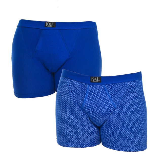 Pack-2 Boxers Kisses&Love
Color Azul-azul circulos
Cinturilla de goma elástica.
Detalle del nombre de la marca en la cinturilla.
Tejido transpirable.
Frontal anatómico con capacidad de sujetar sin apretar.
Costuras vistas a tono.

Composición:  95% Algodón, 5% Elastano

Cuidados:
- Lavar a temperatura máx. 40º.
- No usar lejía.
- No usar secadora.
- No planchar.
- No lavar en seco.