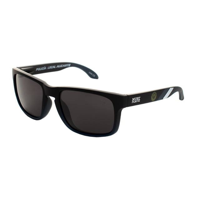 Must Have unisex sunglasses, with a square design and acetate frame, offering durability and lightness for comfortable and modern use.

 Equipped with UV 400 protection polarized lenses, they block 100% of UVA and UVB rays, providing clear vision and reducing glare in bright environments.

 The square shape provides a contemporary and versatile touch, ideal for complementing any style.

 The Must Have logo is engraved on the temples and one of the lenses, adding a distinctive detail of authenticity.

 They include a soft cleaning cloth and a hard case to protect them and keep them in perfect condition.

 These glasses are ideal for security forces or for sports activities, providing comfort, protection and stability in any situation.
 Measures: Lens height: 47 mm, Lens width: 60 mm, Bridge: 10 mm, Temples: 130 mm
 Composition: Acetate
 Care:
- Wash only with water or, if necessary, a mild soap.
 - Dry with a soft cloth to avoid scratches.
 - Avoid contact with harsh surfaces or abrasive liquids.